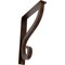 Ekena Millwork Ashford Triple, Wrought Iron Bracket, (Triple center brace), Antiqued Copper 2"W  x 10"D x 12"H BKTM02X10X12TASACO - alternate 1